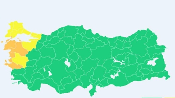 Meteoroloji’den İstanbul için ‘sarı’ kategoride uyarı