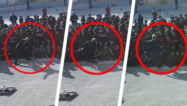 Ne yaptın müdür! Görüntüler ortaya çıktı…