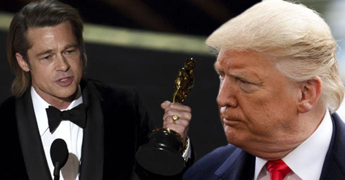 Pitt’ten Trump’a gönderme