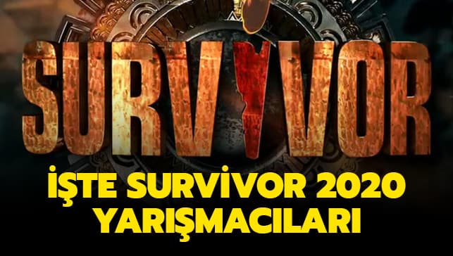 Survivor’da kimler var? Survivor 2020 kadrosu Ünlüler-Gönüllüler yarışmacıları