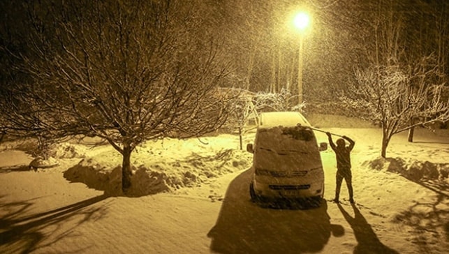 Van’da eğitime kar engeli