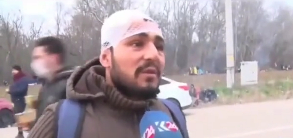 Yunan polisi, göçmenlerin arasına karışıp kaçmaya çalışan Konyalıyı dövüp geri yolladı