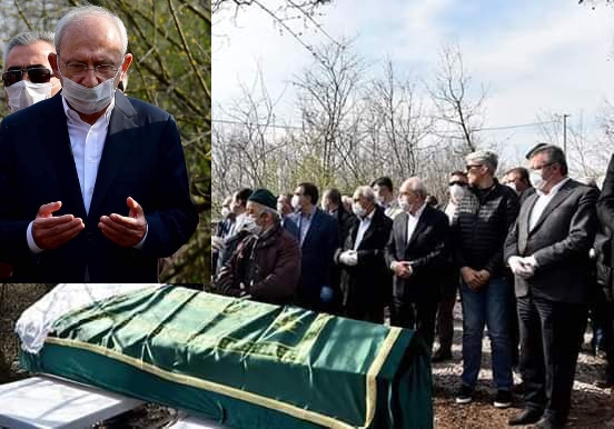 CHP Lideri Kemal Kılıçdaroğlu kız kardeşi Fikriye Dalgıç’ı göz yaşları arasında toprağa verdi