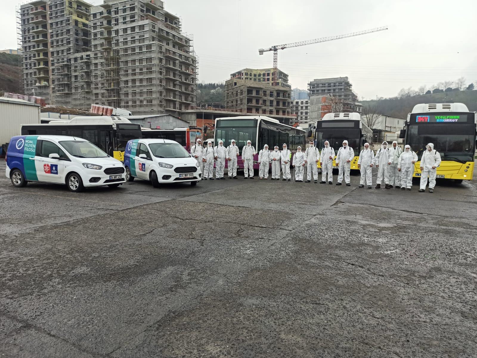 İETT VE ÖHO ARAÇLARINDA VİRÜSLERE KARŞI DEZENFEKTASYON UYGULAMASI YAPILACAK