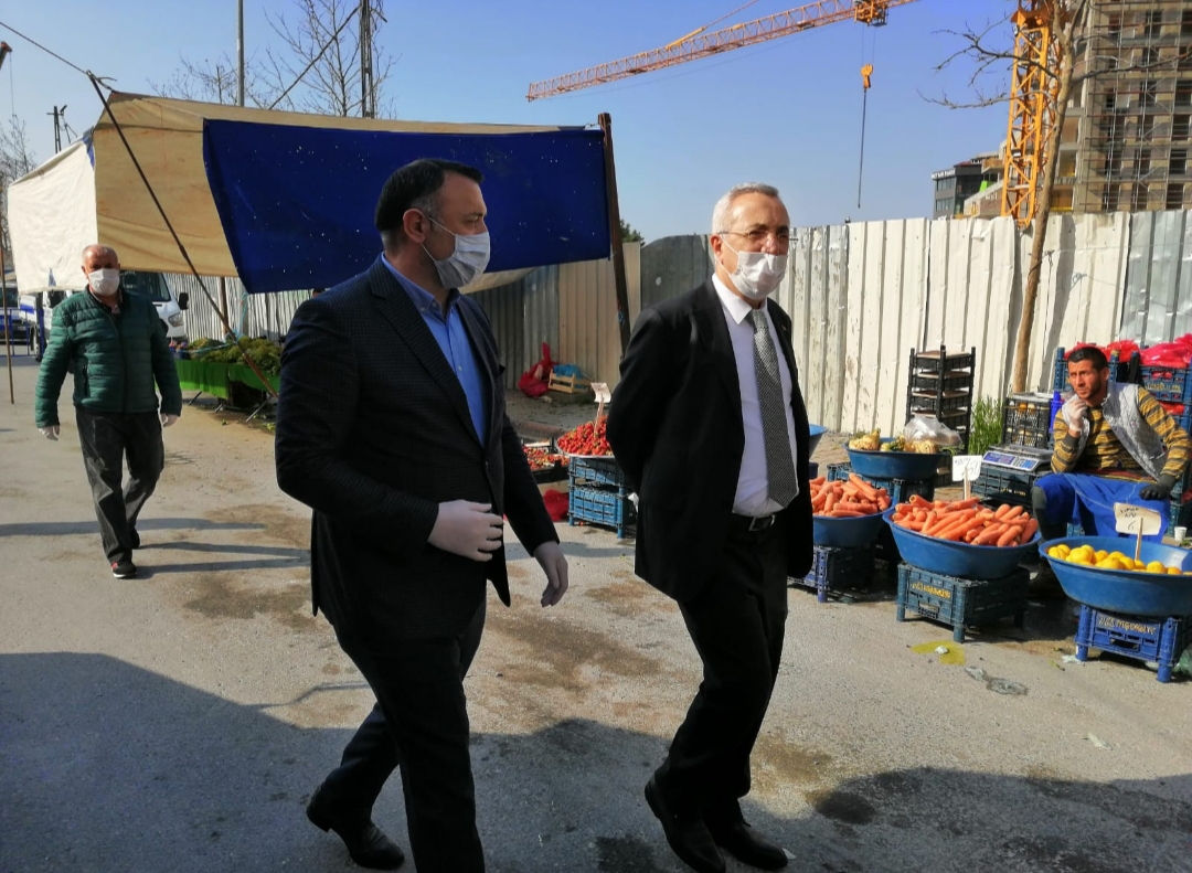 Sancaktepe Kaymakamı Adnan Çakıroğlu Pazar Yerlerini Denetledi