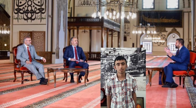 Alinur Aktaş Ulu Cami’de programa katıldı