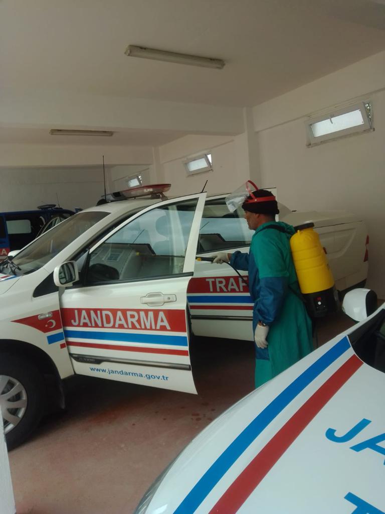 Zile genelinde dezenfeksiyon çalışmaları aralıksız devam ediyor