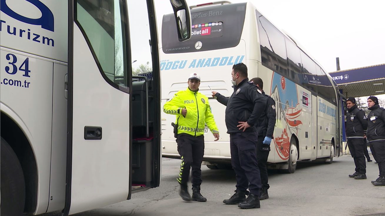 OTOGARDA “İZİN BELGELİ” YOLCULUK DÜZENE GİRDİ