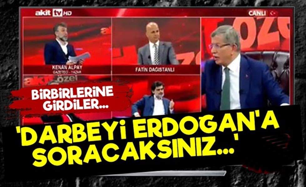 AKİT TV’de Ortalık Karıştı, Davutoğlu Çıldırdı!