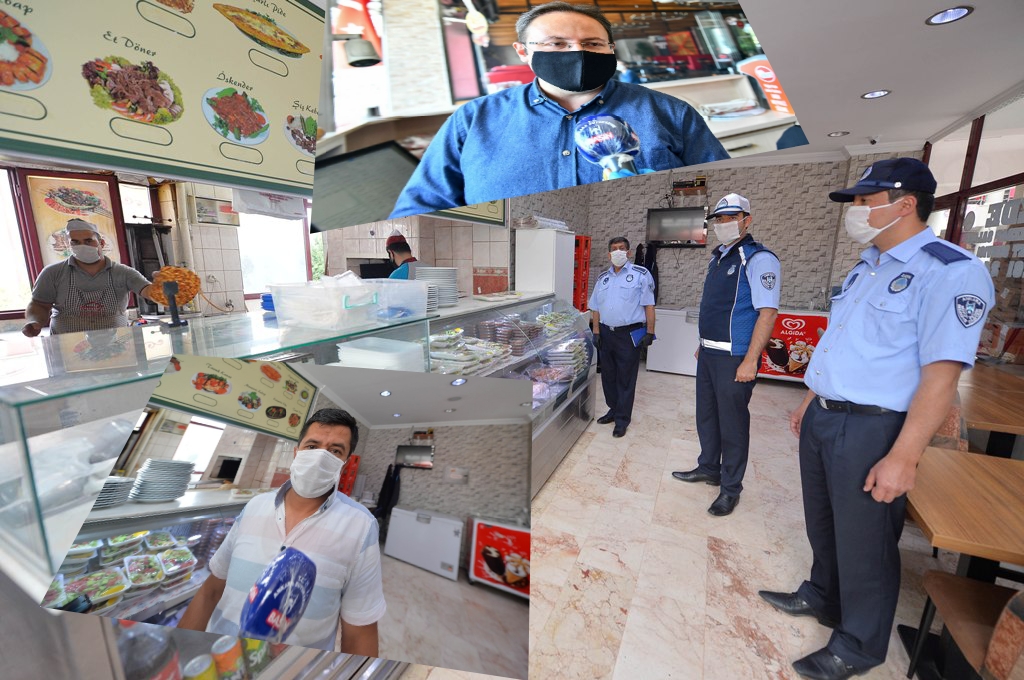 ANKARA ZABITASI’NDAN İŞ YERLERİNE HİJYEN KONTROLÜ VE MASKE DAĞITIMI