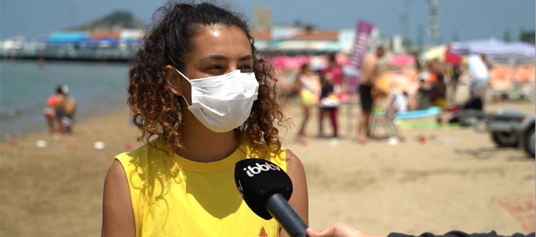 İBB’NİN İLK KADIN CANKURTARANLARI GÖREVE BAŞLADI