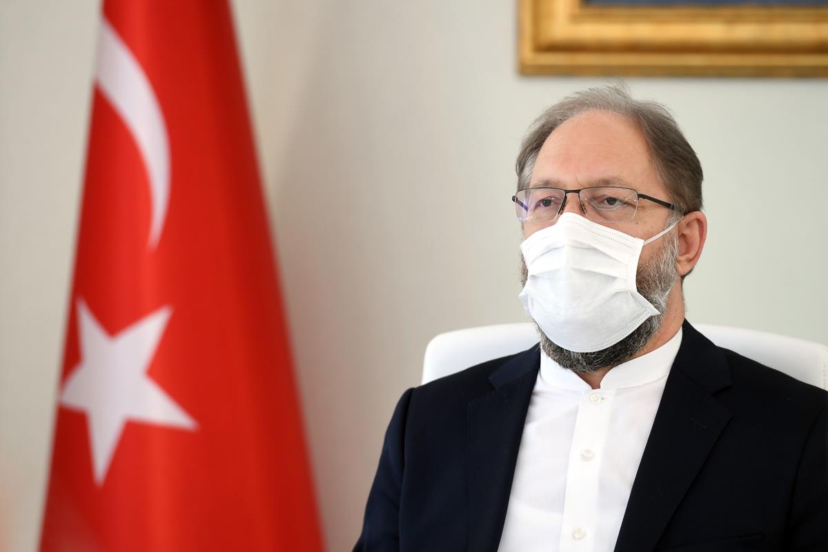 Erbaş “Milletimizin kurban emanetini, en güzel şekilde ihtiyaç sahiplerine ulaştıracağız”