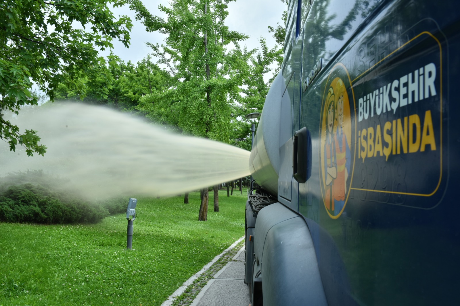 ANFA EKİPLERİ 7/24 YEŞİL ALAN MESAİSİNDE