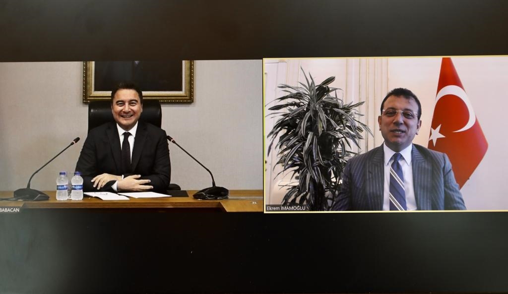 İMAMOĞLU’NDAN BABACAN VE KARAMOLLAOĞLU’NA “KANAL İSTANBUL” SUNUMU