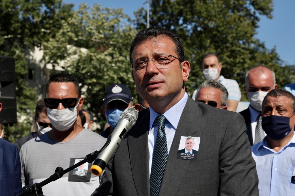 EKREM İMAMOĞLU: “İSMİNİ BURADA YAŞATMA KONUSUNDA ÇATALCA HALKINA SÖZ VERİYORUM”