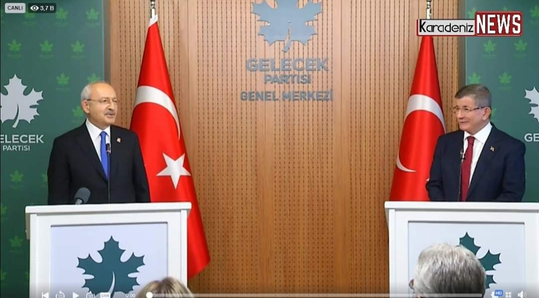 CHP lideri Kılıçdaroğlu, Davutoğlu’nu ziyaret etti: İttifak konuşulmadı