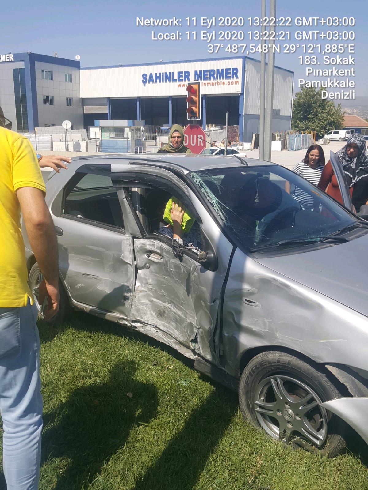 Pamukkale’de trafik kazası