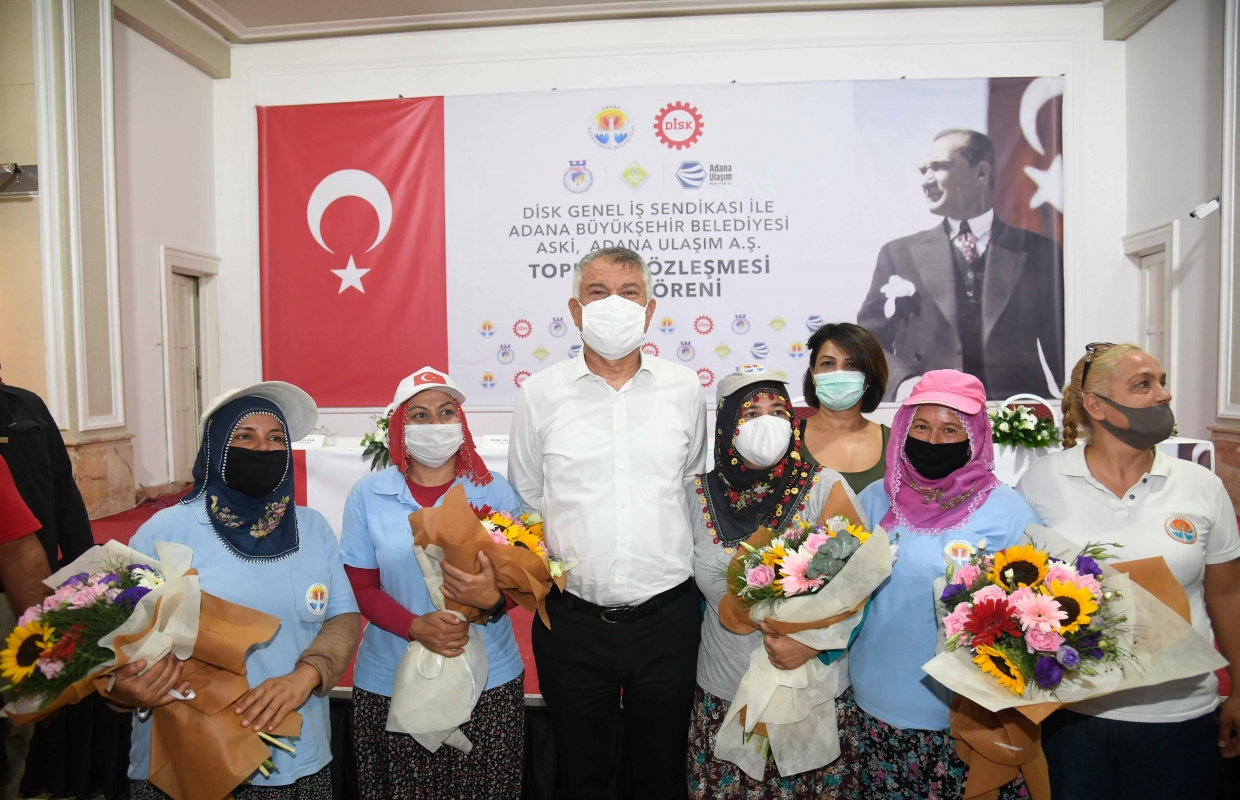 DİSK Genel İş ile Büyükşehir arasında toplu sözleşme imzalandı   Başkan Zeydan Karalar, “Emekten geldik, yüzümüz emeğe dönük.”