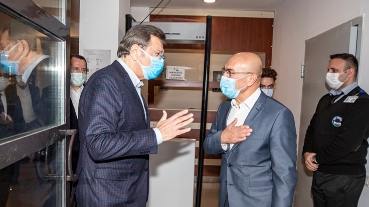 Hisarcıklıoğlu’ndan Başkan Soyer’e ziyaret