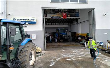 İpsala Belediyesi ilçenin her noktasına dezenfekte ediyor