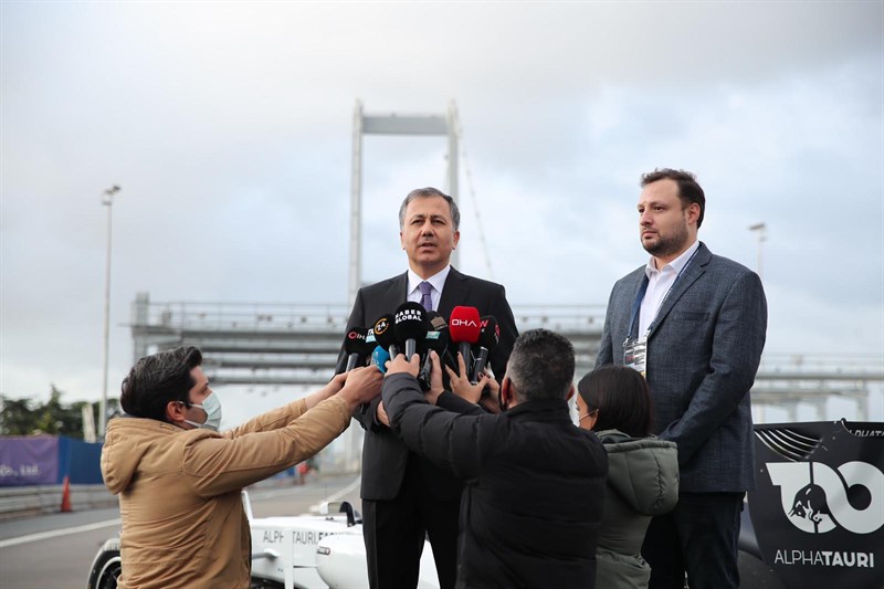 Vali Yerlikaya: “İstanbul, En Güzel Şekilde Formula 1 Yarışlarına Hazırlandı”