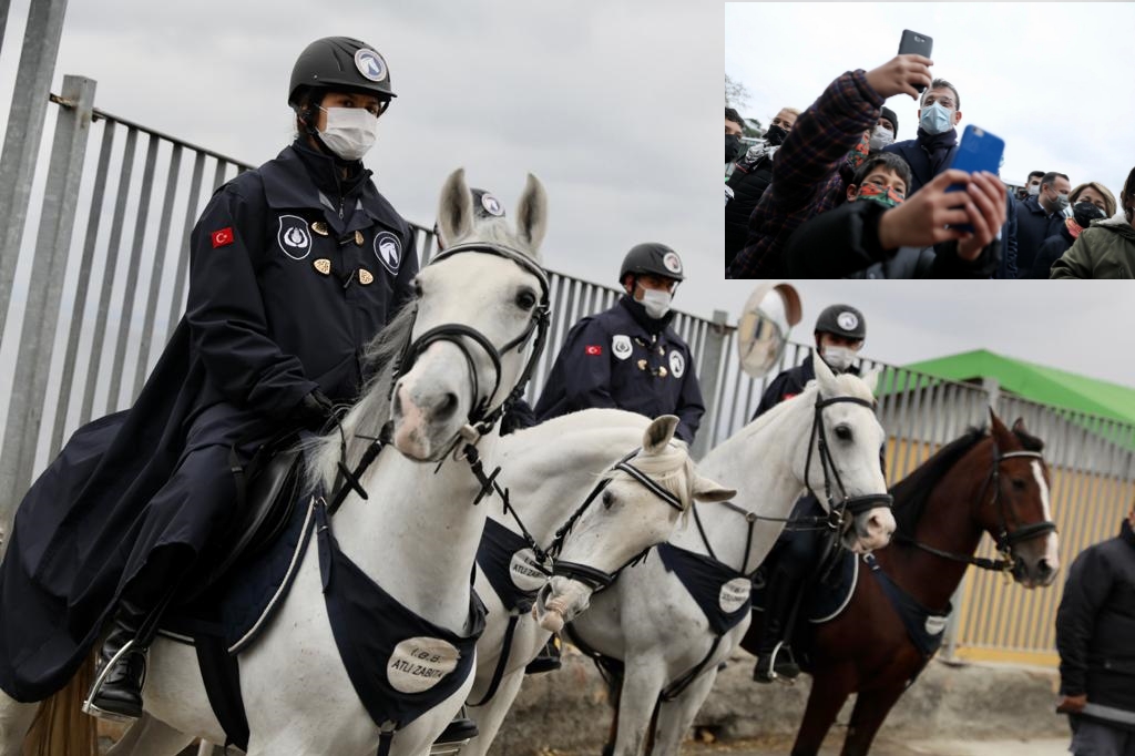 Başkan İmamoğlu, Burgazada’da sırasıyla itfaiye, polis merkezi ve Adalar Cemevi’ne ziyaretlerde bulundu.
