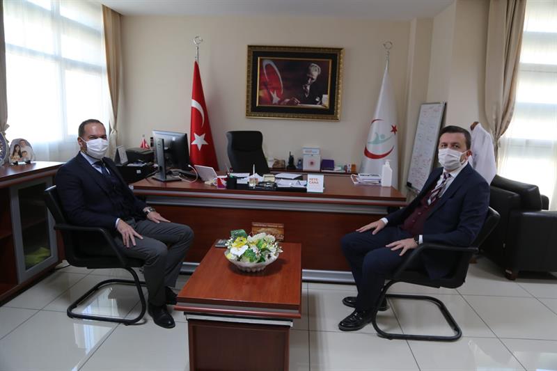 Başkan Özdemir’den Başhekim Günaydın’a Ziyaret