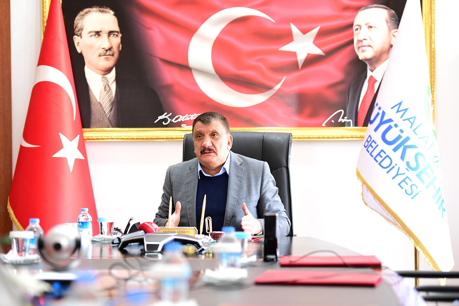 BAŞKAN GÜRKAN, MALATYALI İŞ ADAMLARINA HİZMET VE YATIRIMLARI ANLATTI