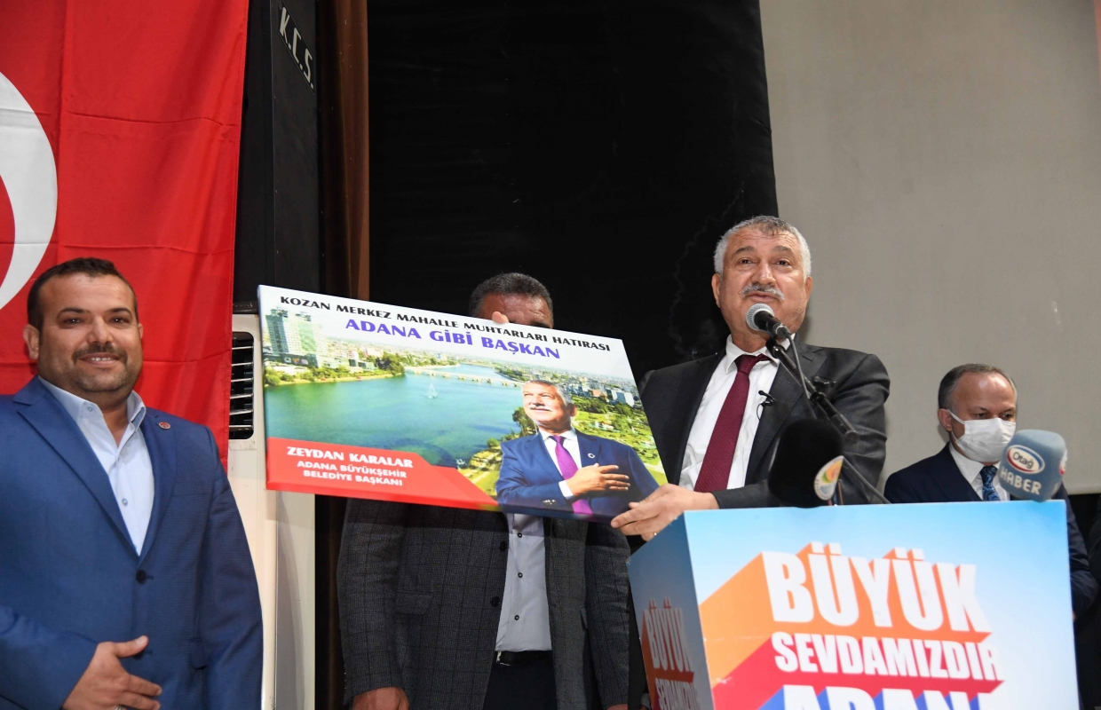 Başkan Zeydan Karalar, İmamoğlu, Kozan, Feke ve Tufanbeyli ilçelerinin muhtarlarıyla bir araya geldi, sorun dinledi, yapılanları ve yapılacakları anlattı.