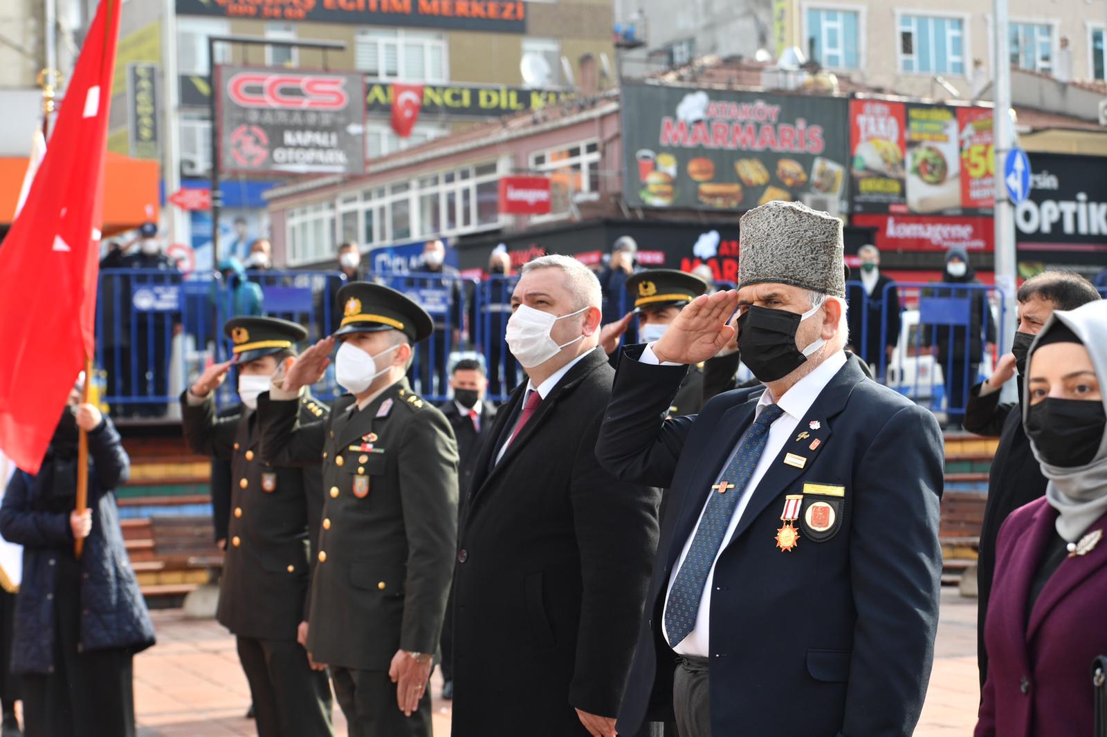 18 Mart Dolayısı ile Maltepe’de Çelenk Sunma Töreni Gerçekleşti
