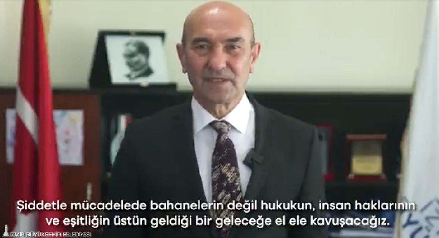 İzmirli Efsane Başkan Soyer’den “Hukukun, insan haklarının ve eşitliğin üstün geldiği bir geleceğe el ele kavuşacağız”