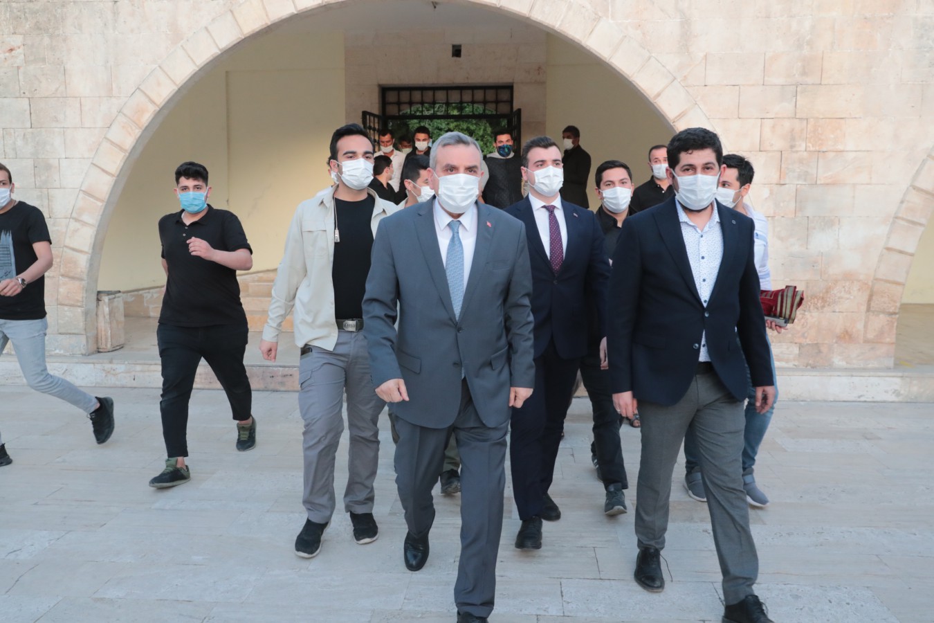 Başkanlar Bayram Namazında Bir Araya Geldi