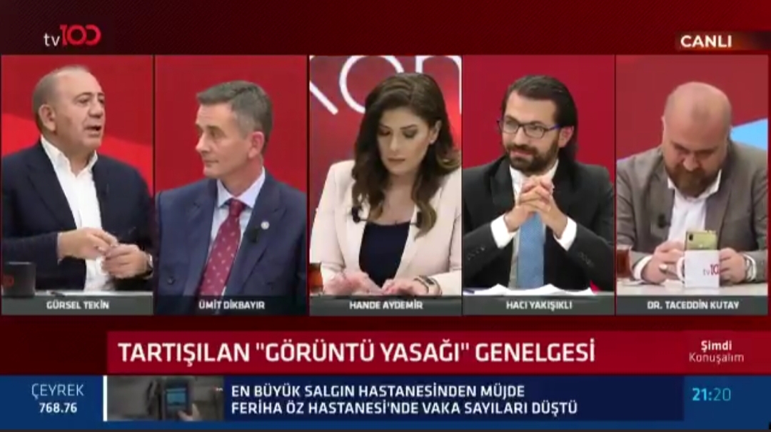 CHP’li Tekin tv 100’de katıldığı programda bu korku ve telaş nedir diye sordu