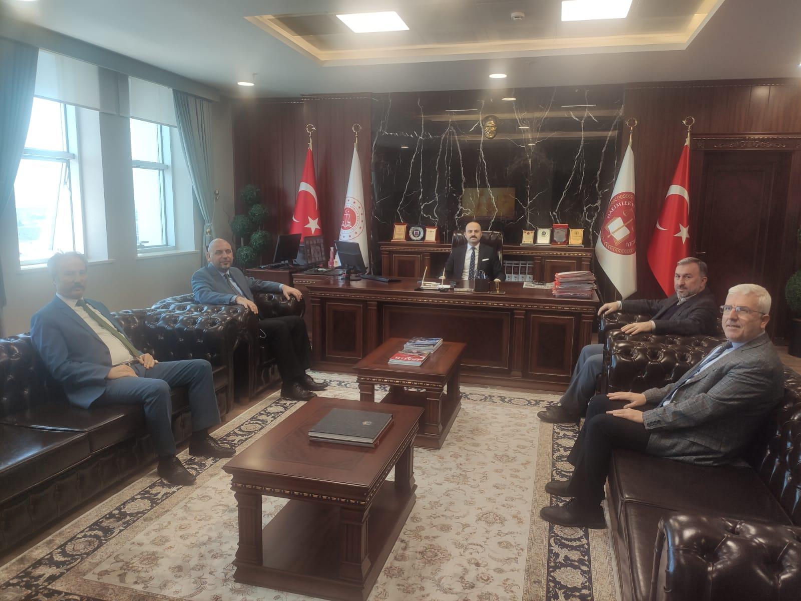 ORHANGAZİ BELEDİYE BAŞKANI AYDIN: YENİ ADLİYE SARAYINA HAYIRLI OLSUN ZİYARETİ’NDE BULUNDU