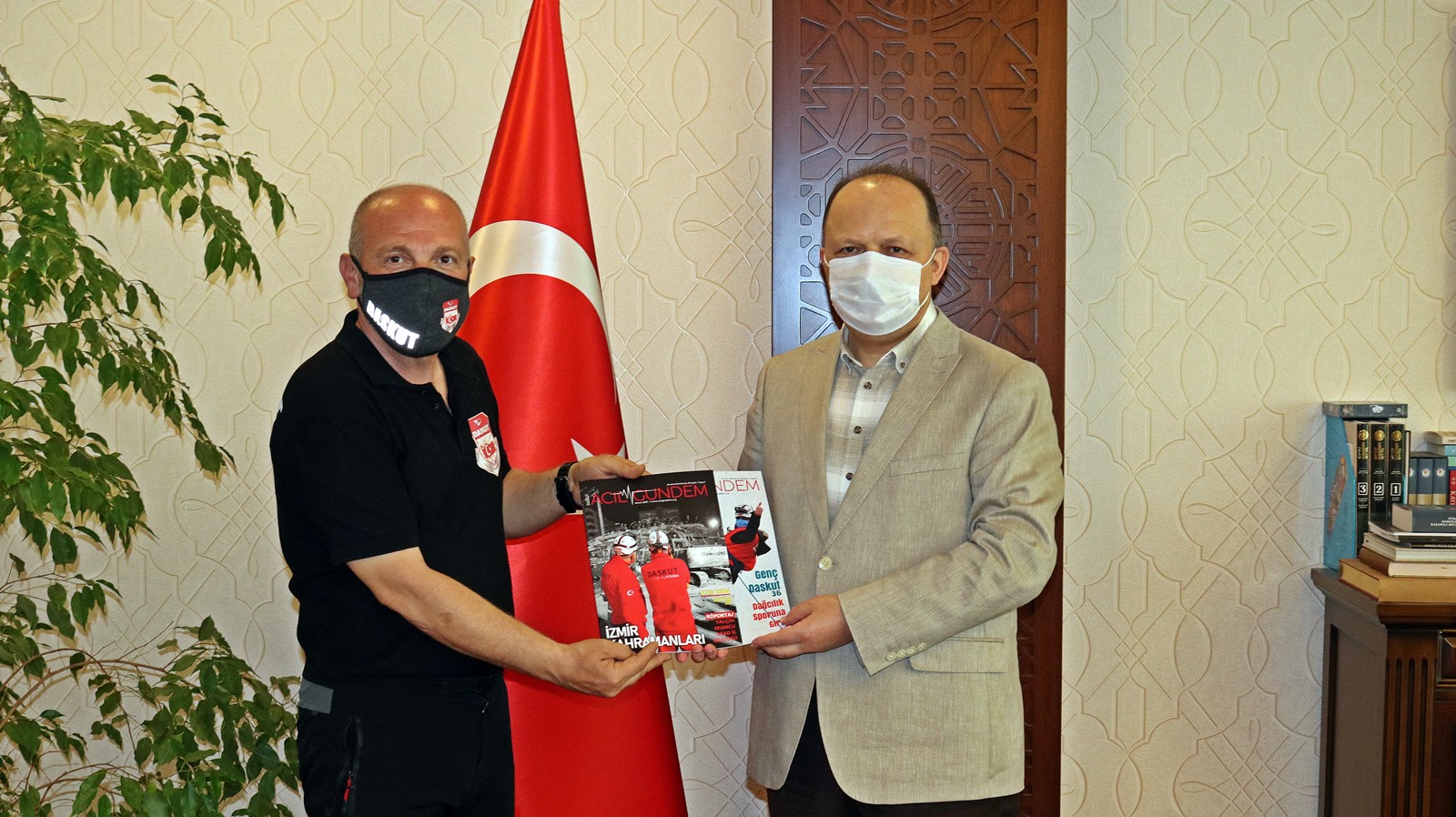 Doğal Afet ve Sağlık Arama Kurtarma Derneği’nden Kaymakam Dallı’ya ziyaret