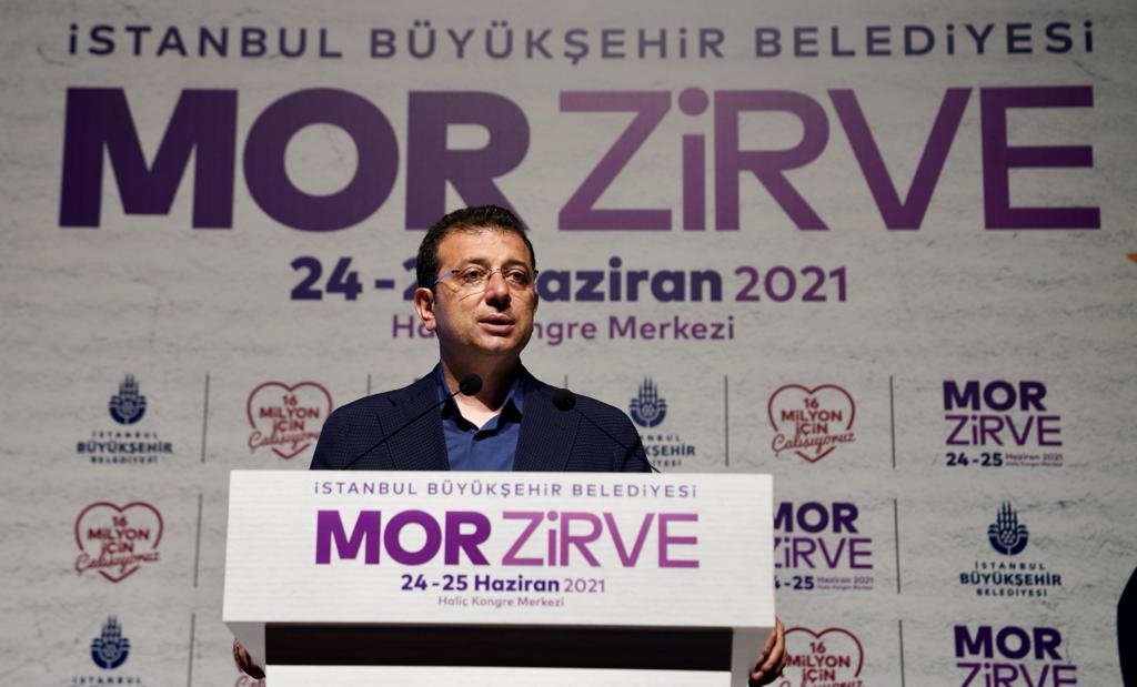 İBB BAŞKANI İMAMOĞLU, “MOR ZİRVE”DE KONUŞTU: “TEK BİR KİŞİNİN SÖZLERİNE BAĞLI BİR İSTANBUL YOK ARTIK”