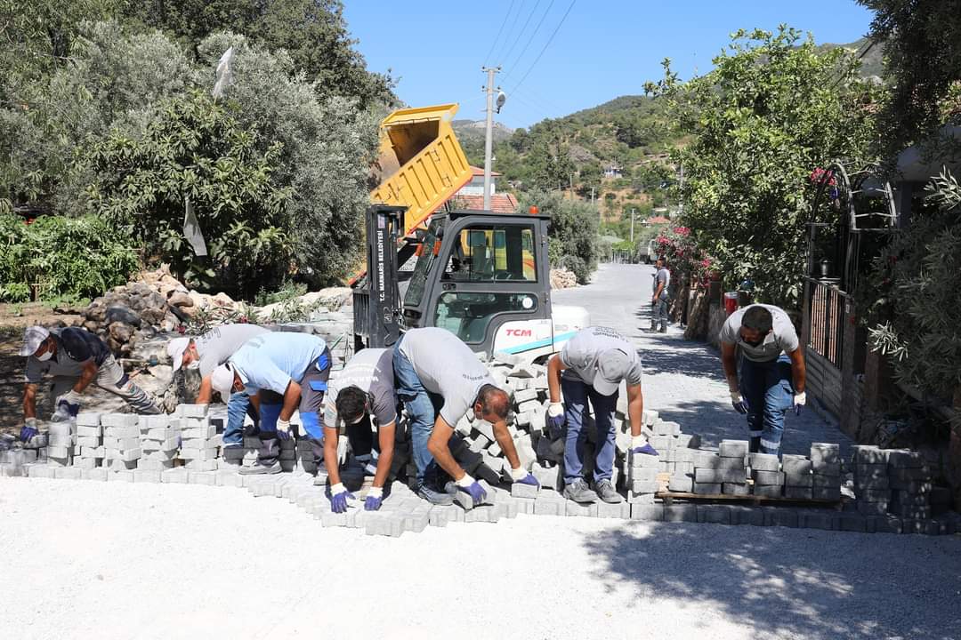 SÖĞÜT KIZILYER MEVKİ TOZDAN VE ÇAMURDAN KURTULUYOR