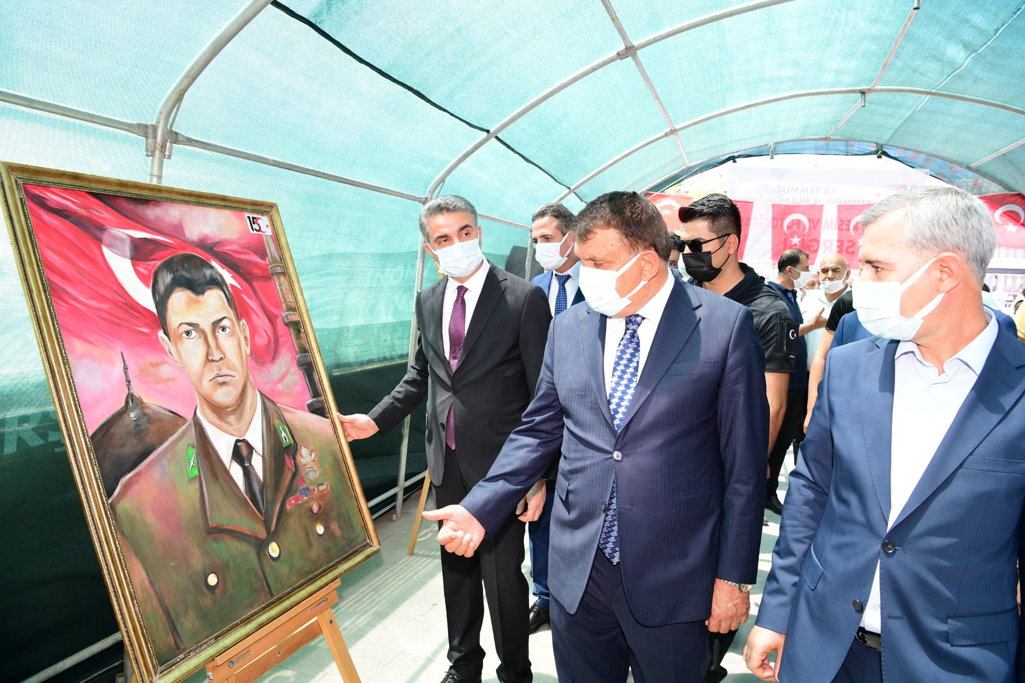 Malatya’da “15 Temmuz anı defteri” standı kuruldu