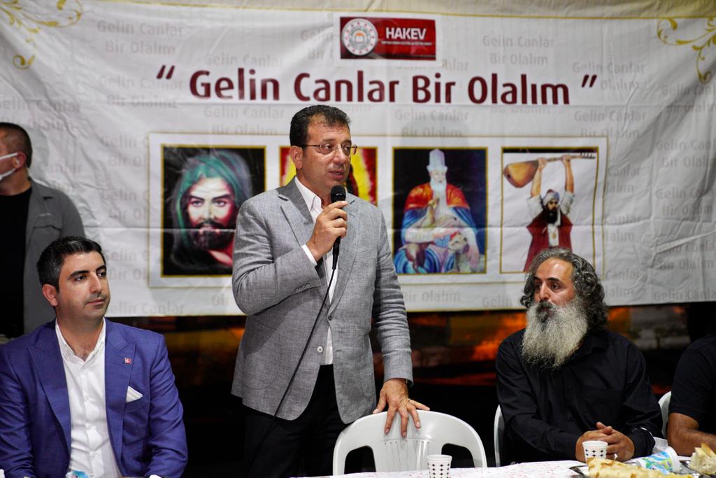 İBB BAŞKANI İMAMOĞLU: “CEMEVLERİ İBADETHANEDİR; BAŞKA HİÇBİR TANIMA MUHTAÇ DEĞİLDİR”