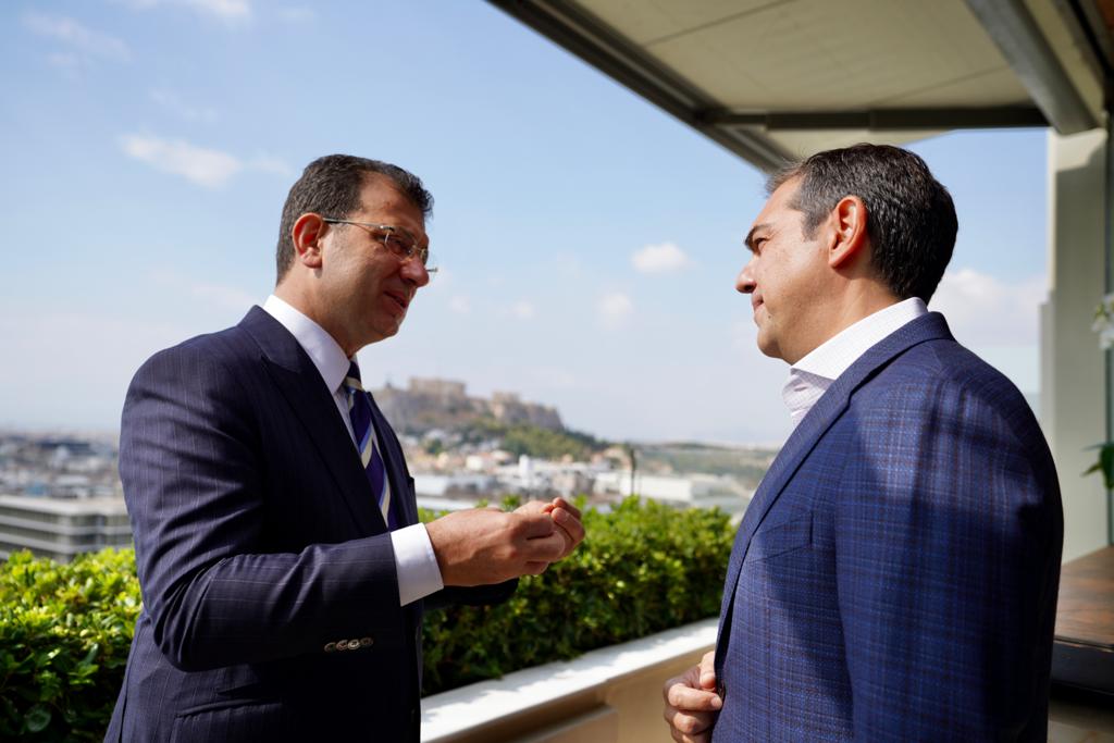 PAPANDREU’DAN İMAMOĞLU’NA “SORUNLARA KARŞI BİRLİKTE ÇALIŞMALIYIZ”