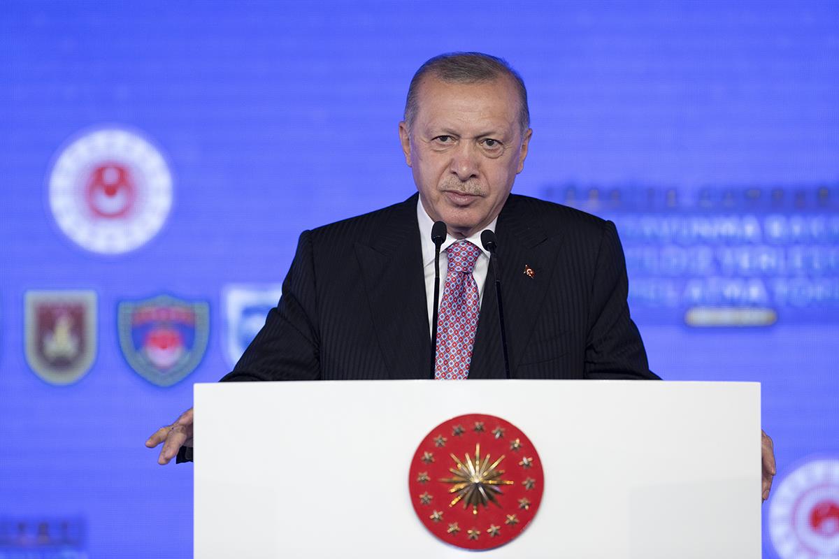 Cumhurbaşkanı Erdoğan, Milli Savunma Bakanlığı Ay Yıldız Projesi Temel Atma Töreni’ne katıldı