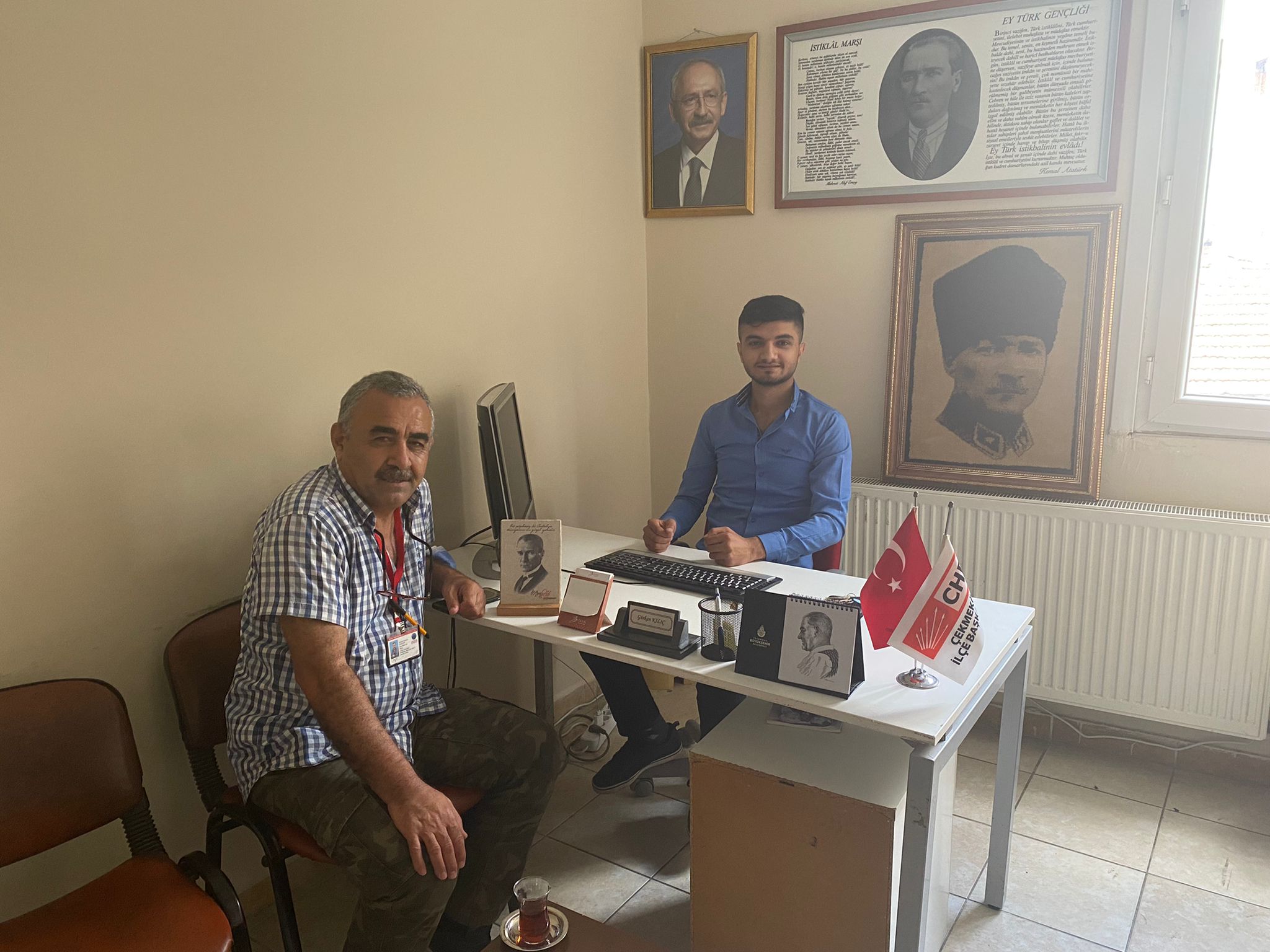 Acar’dan CHP’li Kılıç ‘a nezaket ziyareti