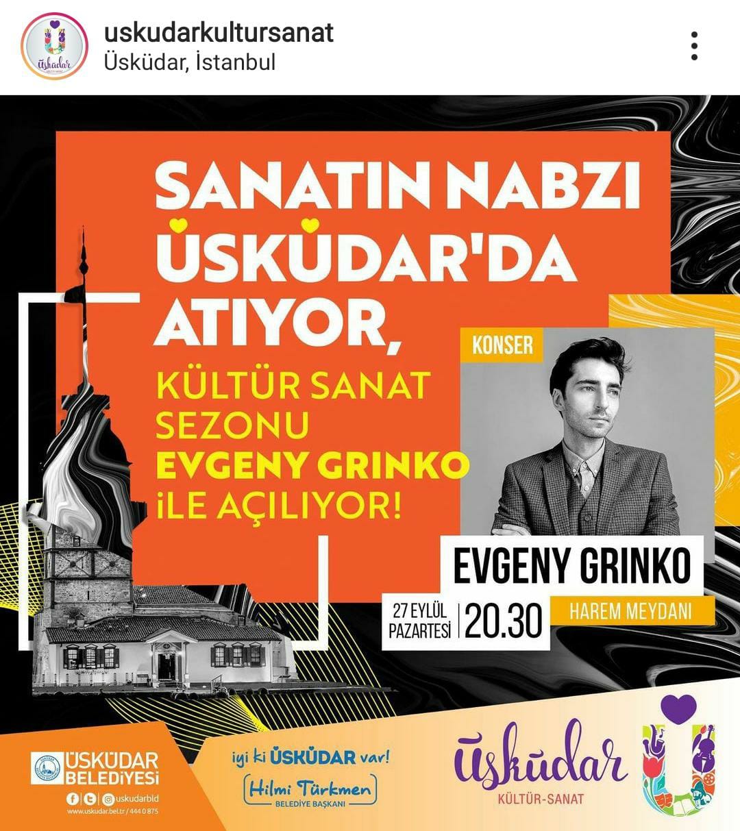 Üsküdar’da Evgeny Grinko İzdihamı