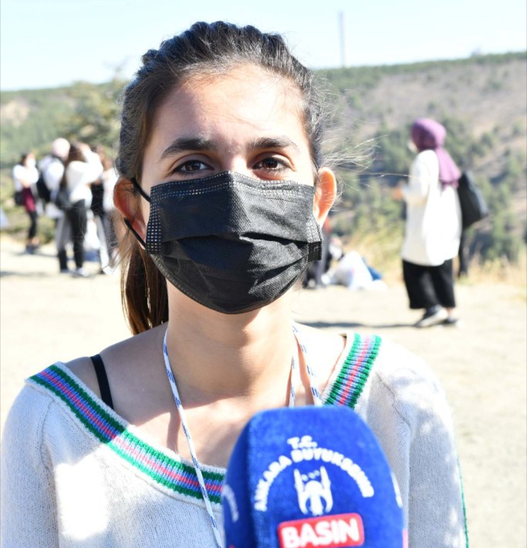 ANKARALI GENÇLER BAYRAMI ÖNCESİ YÜRÜYÜŞ YAPTI