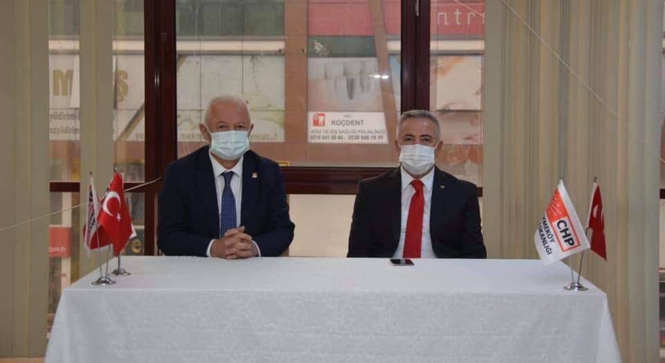 CHP’li Başkan Kızıldaş, Kaymakam Çelik’e teşekkür etti