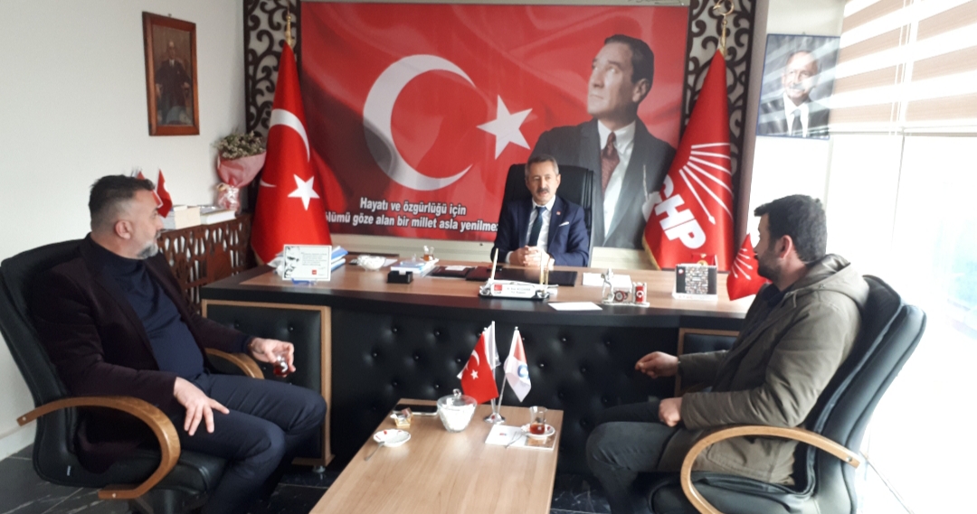 DEVA PARTİSİ İLÇE BAŞKANLARI, CHP’Lİ BAŞKAN BOZDEMİR’E NEZAKET ZIYARETIN’DE BULUNDU
