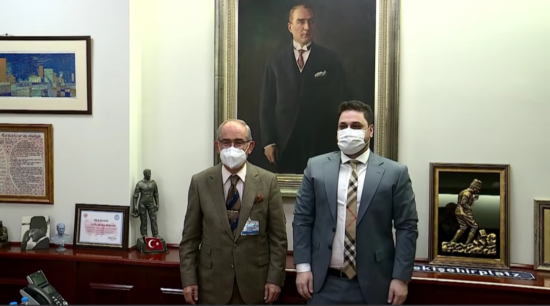 BTP Genel Başkanı Hüseyin Baş Eskişehir Büyükşehir Belediye Başkanı Yılmaz Büyükerşen’i ziyaret etti.