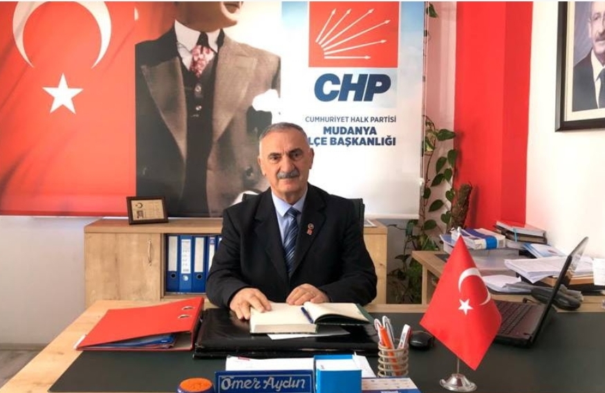 CHP Mudanya İlçe Başkanı Ömer Aydın, şov değil, gerçek hizmet istedi