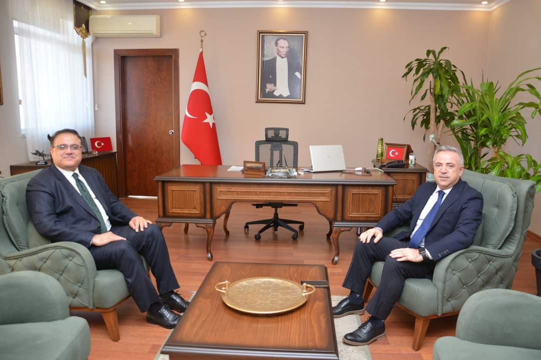 İstanbul Anadolu Adliyesi Cumhuriyet Başsavcısı İsmail Uçar Çekmeköy Kaymakamı Resul Çelik’i Ziyaret