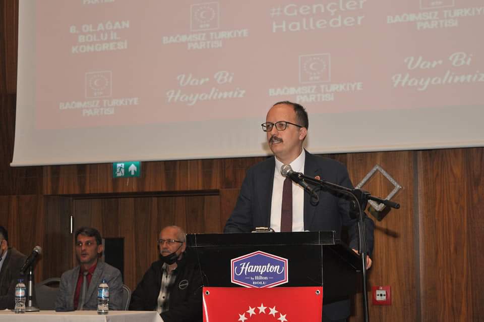 BTP Bolu İl Başkanlığı görkemli bir kongreye daha imza attı.